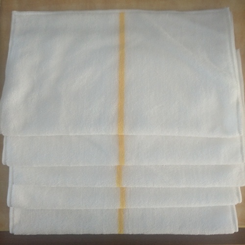 Paños de Microfibra para Barra con Franja Amarilla